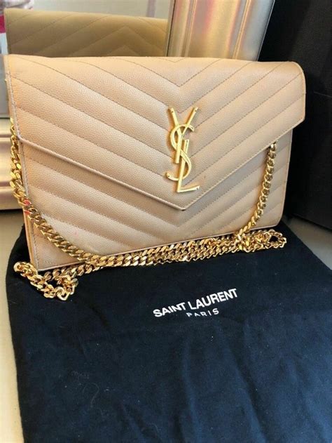 ysl dark beige wallet on chain|WALLETS ON CHAIN .